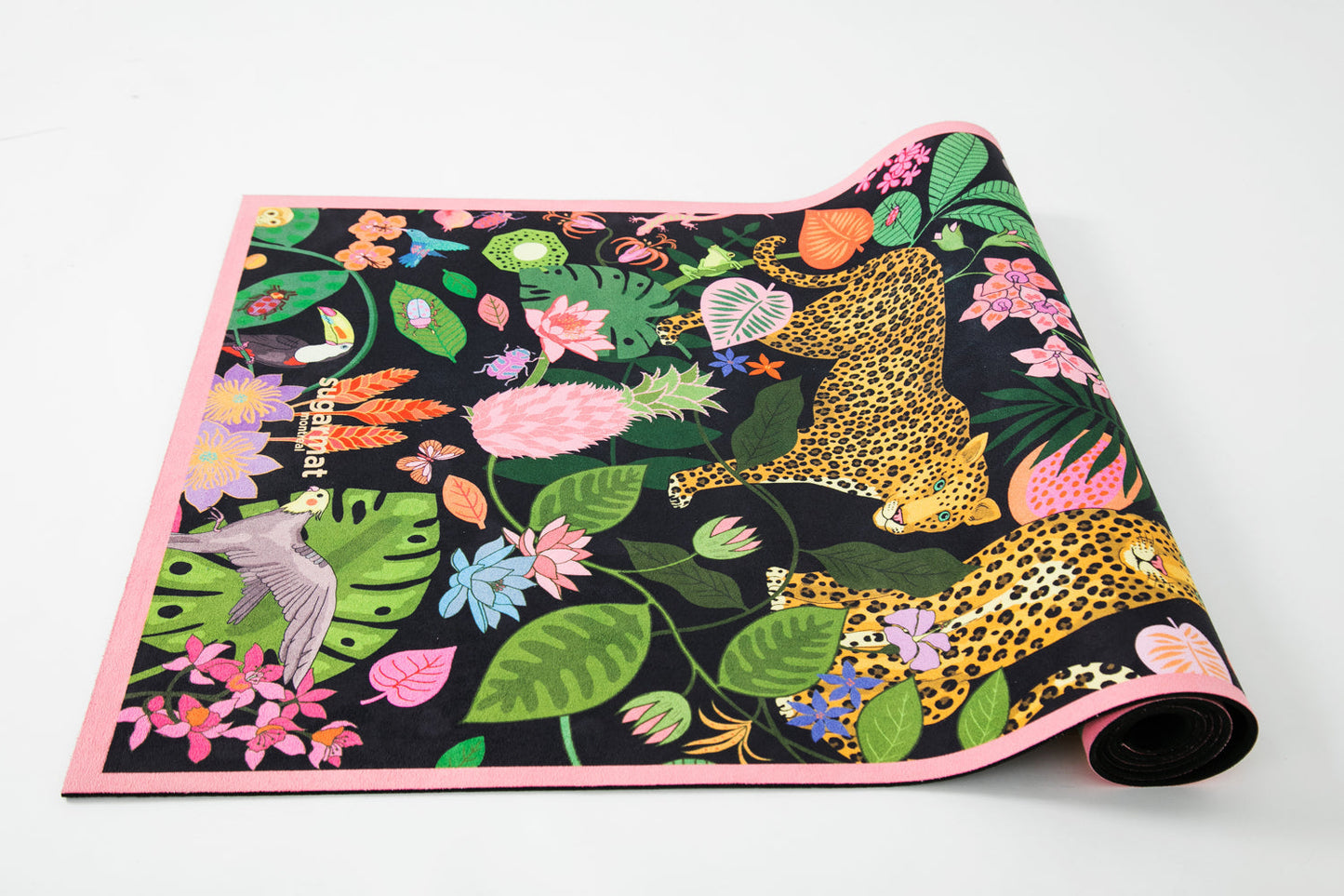 The Spotty Paradise - Travel Suede Yoga Mat (1MM)