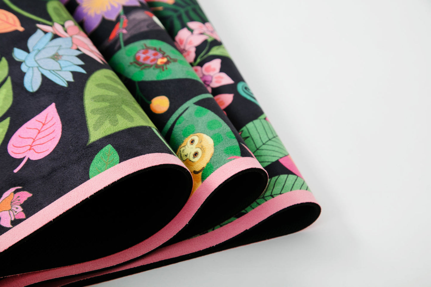 The Spotty Paradise - Travel Suede Yoga Mat (1MM)